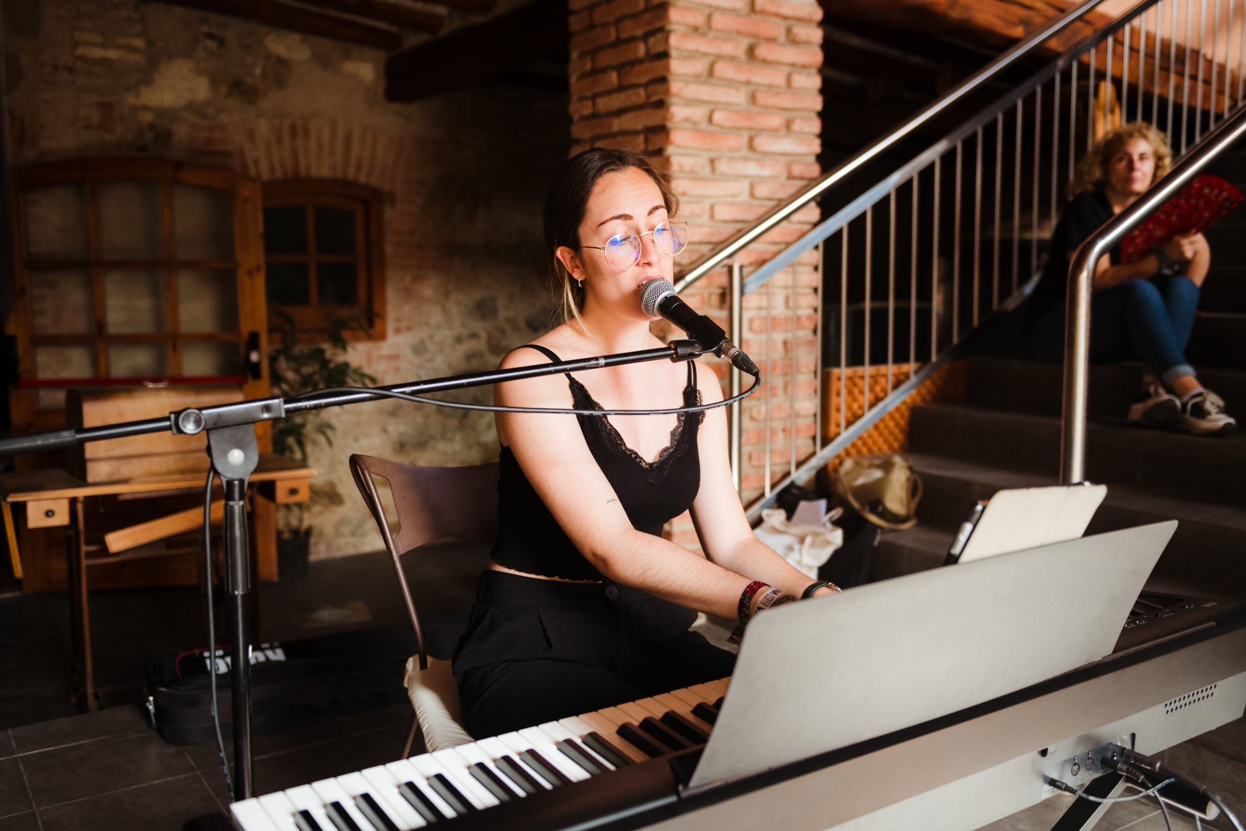 Pianista cantante en directo